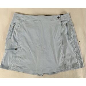 L.L. BEAN Skort Skirt Shorts Women Sz 18  Blue Navy‎ Hike Outdoors Camp